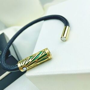 Montblanc Black and Gold Bracelet Size 21 Cm